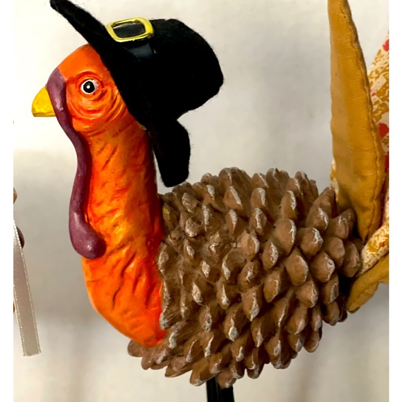 Vintage Mr and Mrs Turkey (circa 1970) - ready for your holidays - Picture 6 of 8